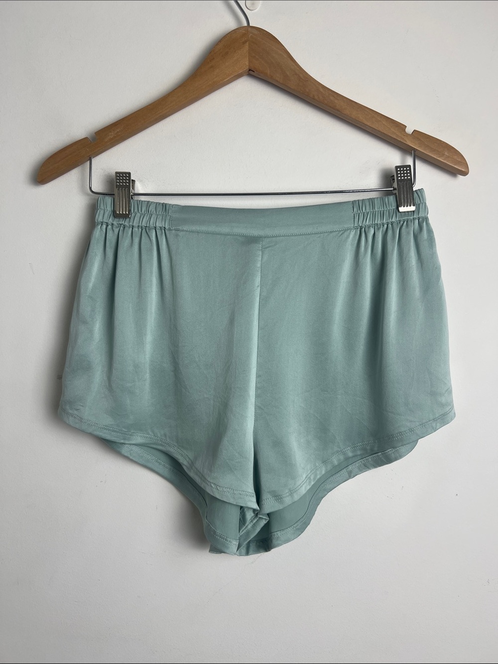 Quince Light Aqua Sleep Shorts